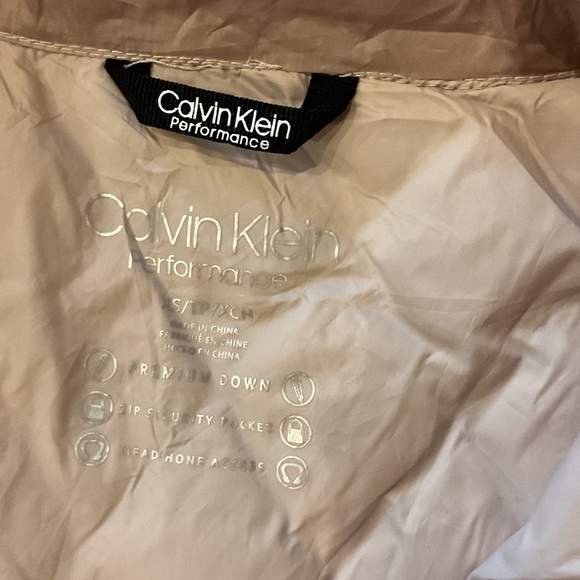 Calvin Klein Performance NWOT Lavender Pink Quilted Women's Vest Sleeveless XS - Picture 10 of 13